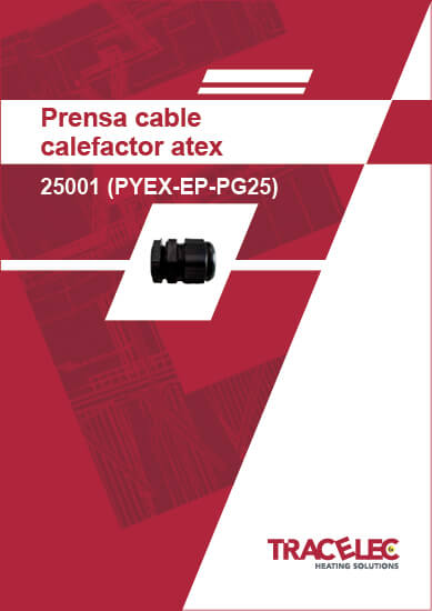 Prensa cable calefactor atex 25001 PYEX-EP-PG25