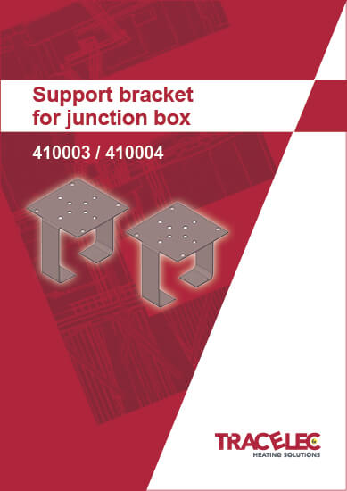 Support bracket for junction box 410003-410004